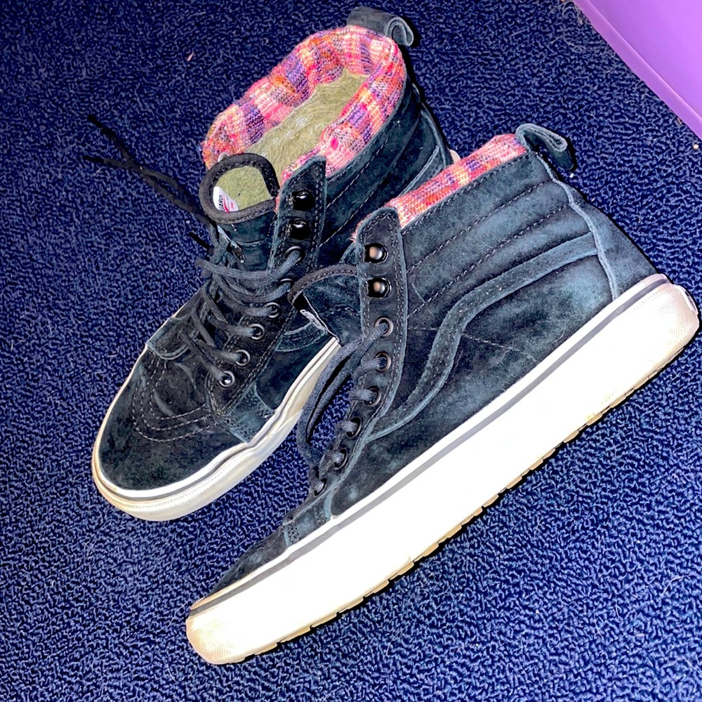 Vans Sk8-Hi Fuzzy-lined Scotch-guard Shoes